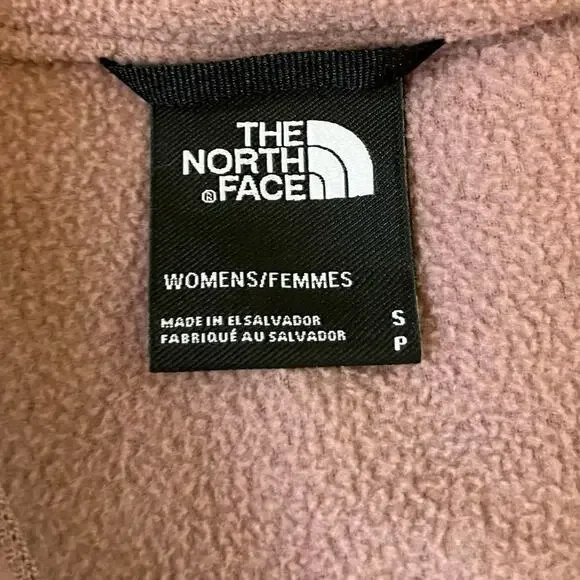 The North Face Women’s Mauve Pullover Fleece Small - Picture 6 of 6